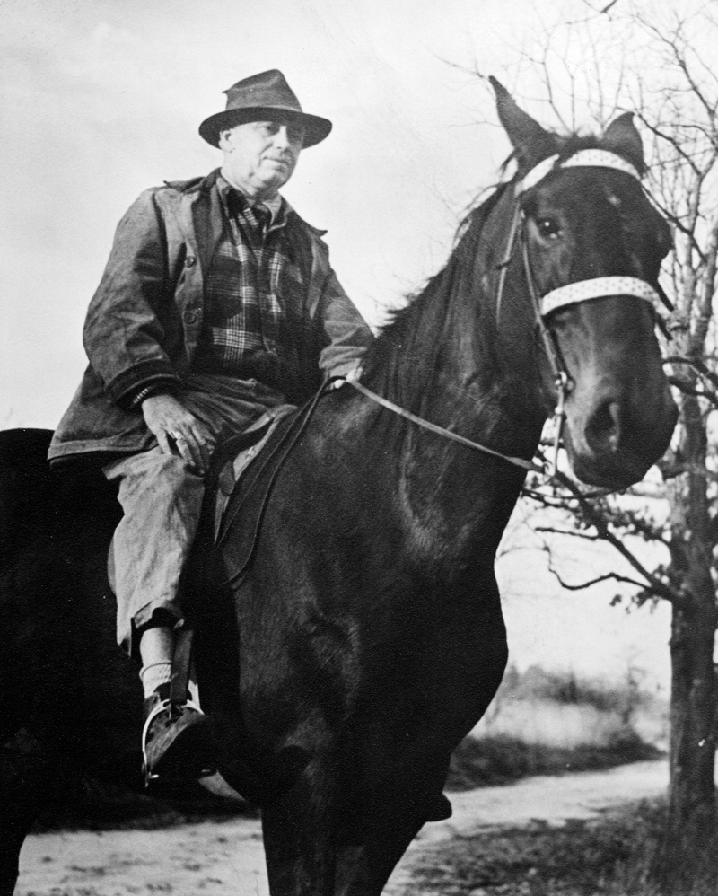 Jim McKitterick on Horseback
